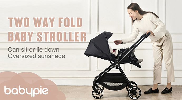 Baby Stroller 3 In 1 With Carrycot And Carseat